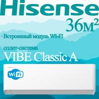 Hisense Классические сплит-системы серии VIBE Classic A AS-12HW4RGUHA00 с установкой